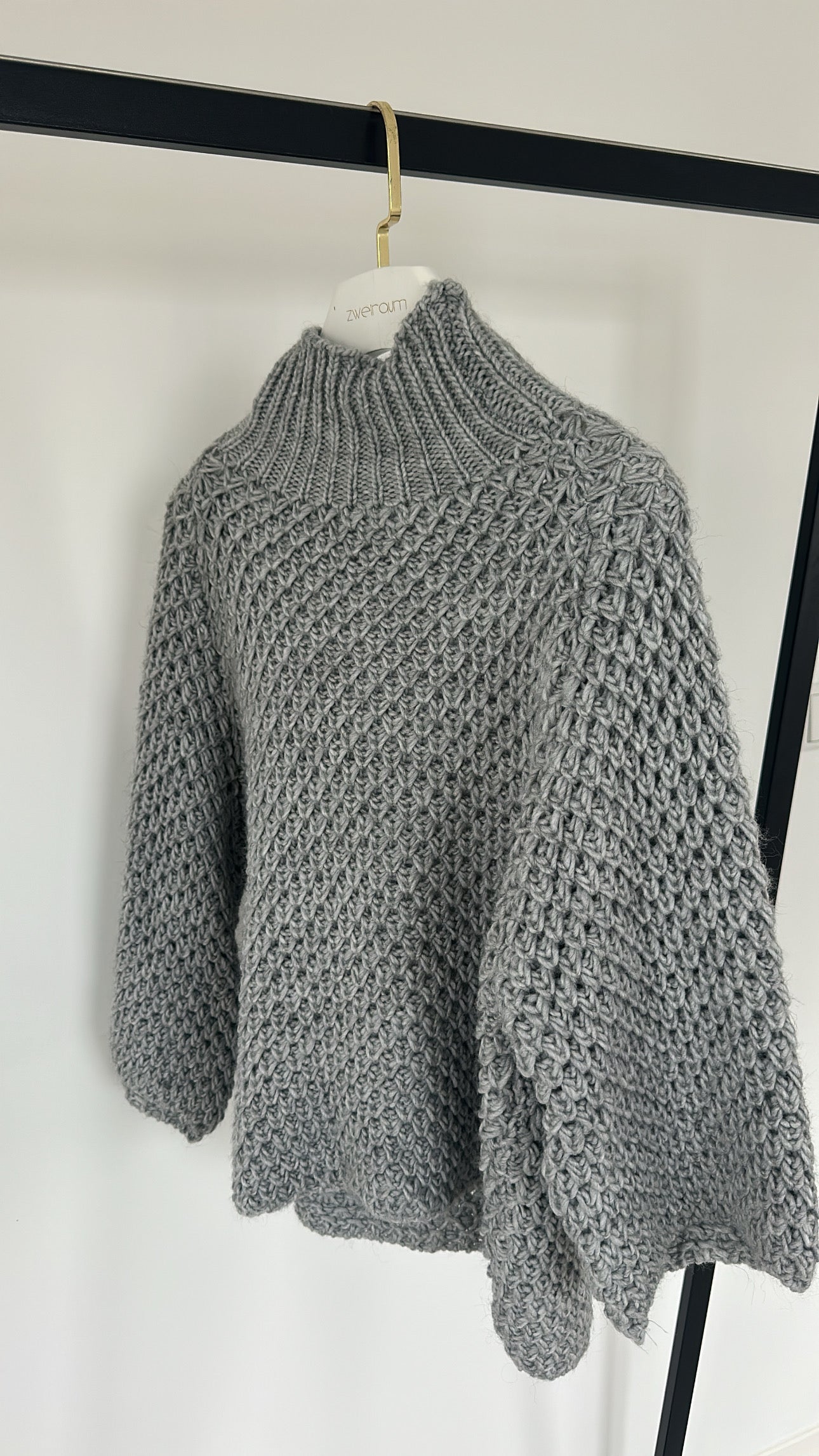 Grobstrick Pulli Pattern Turtleneck