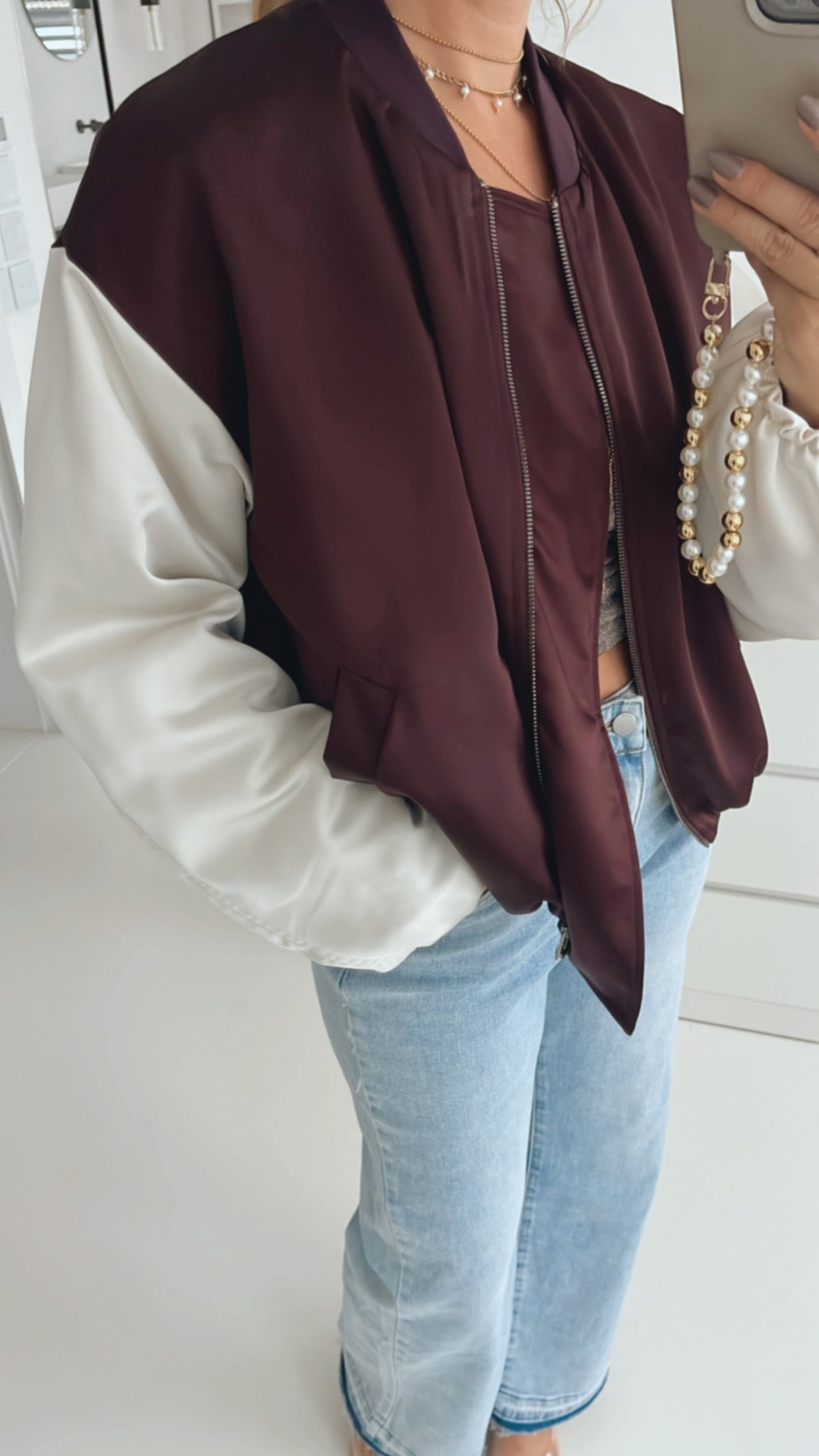 College Jacke Oversize