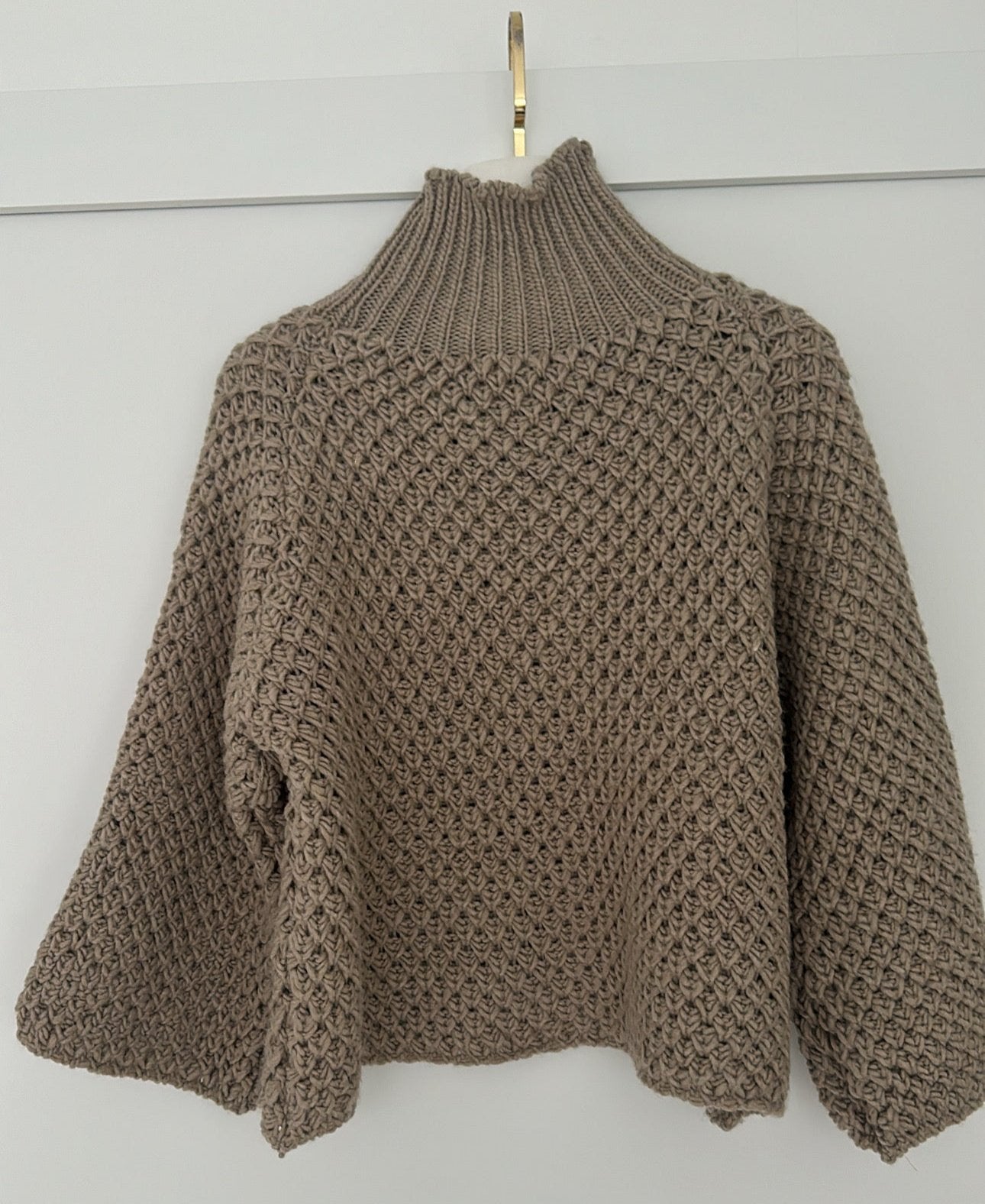 Grobstrick Pulli Pattern Turtleneck