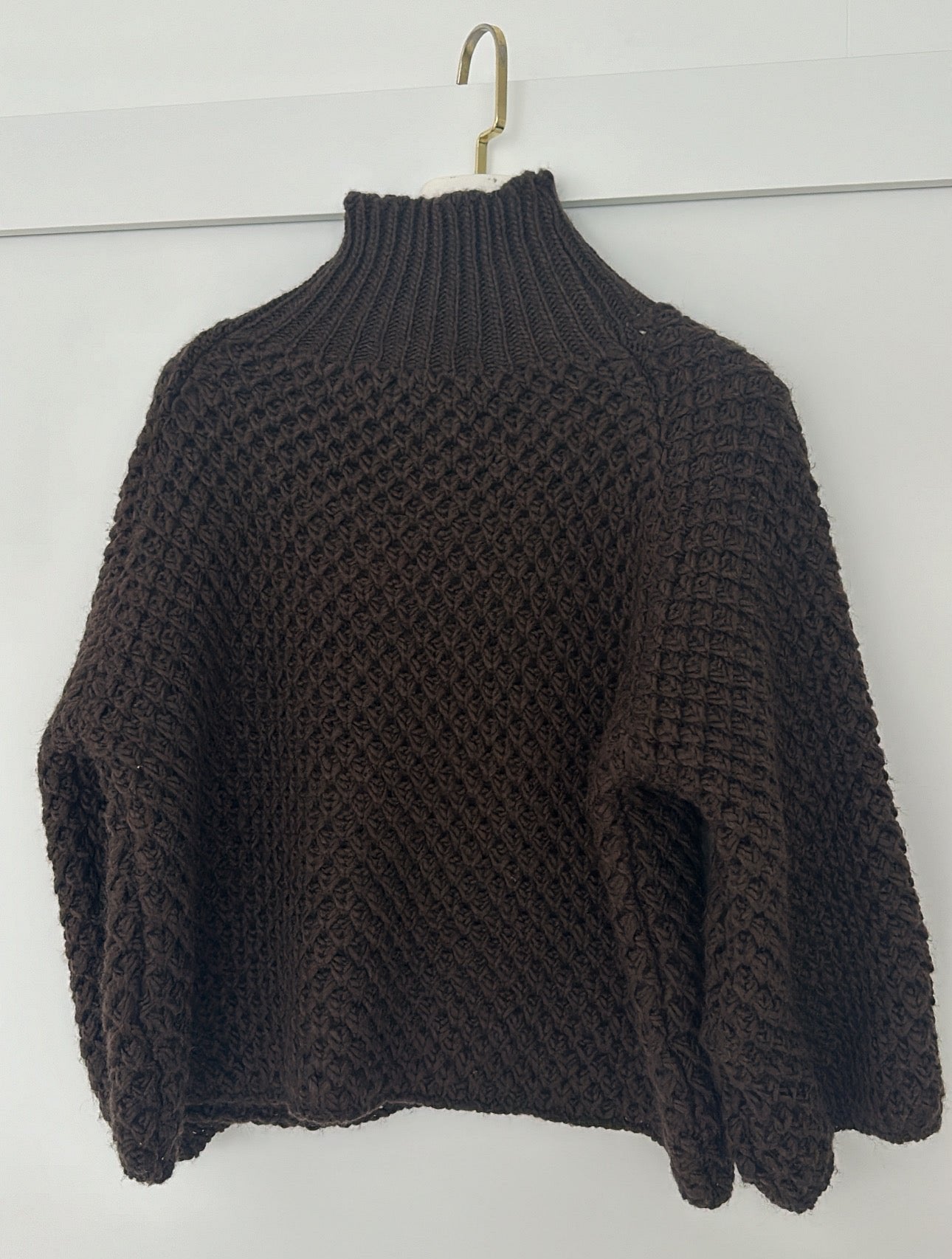 Grobstrick Pulli Pattern Turtleneck