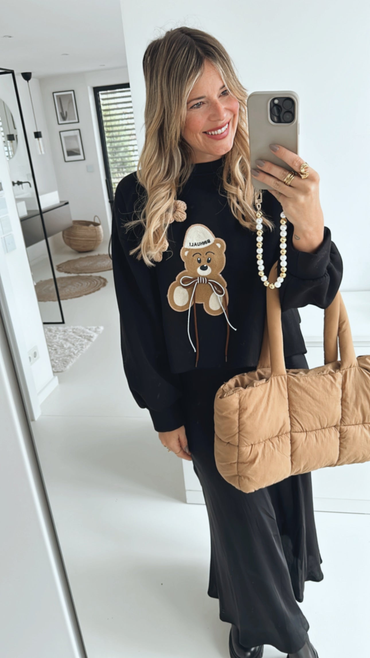 Teddy Pulli mit Blumen