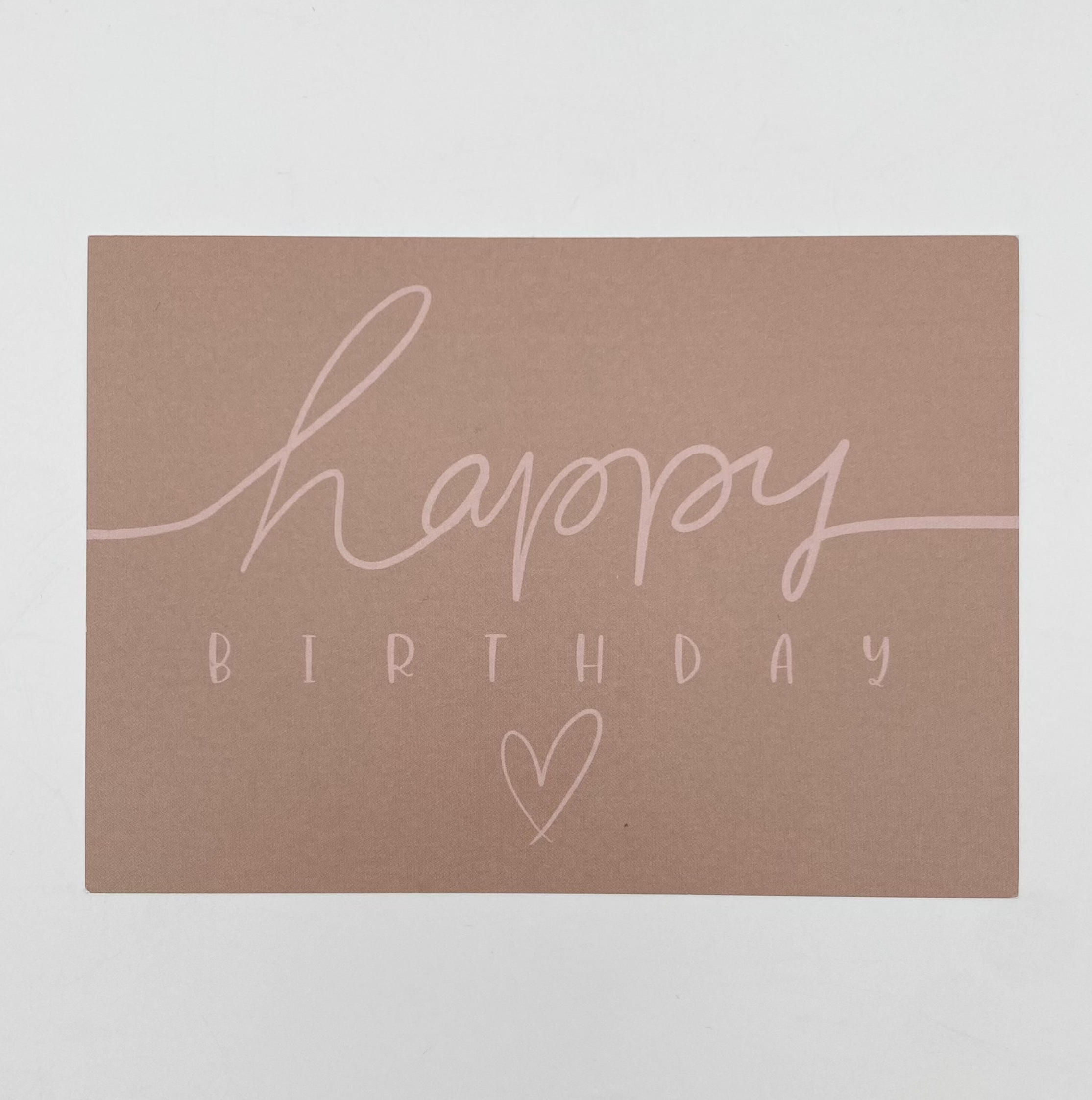 Postkarte laKiwi - Happy Birthday mit Herz