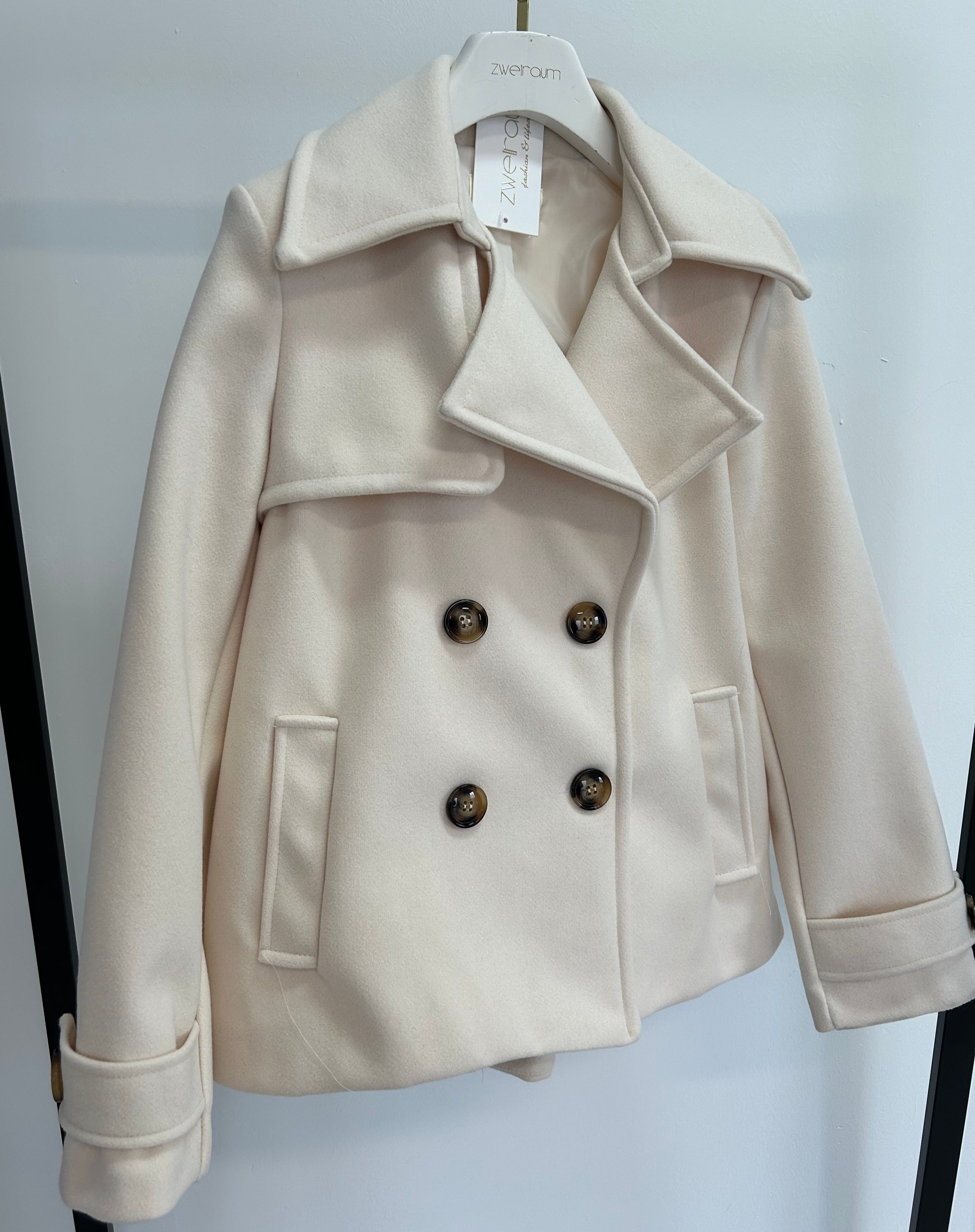 Short Trench Jacke Big Buttons