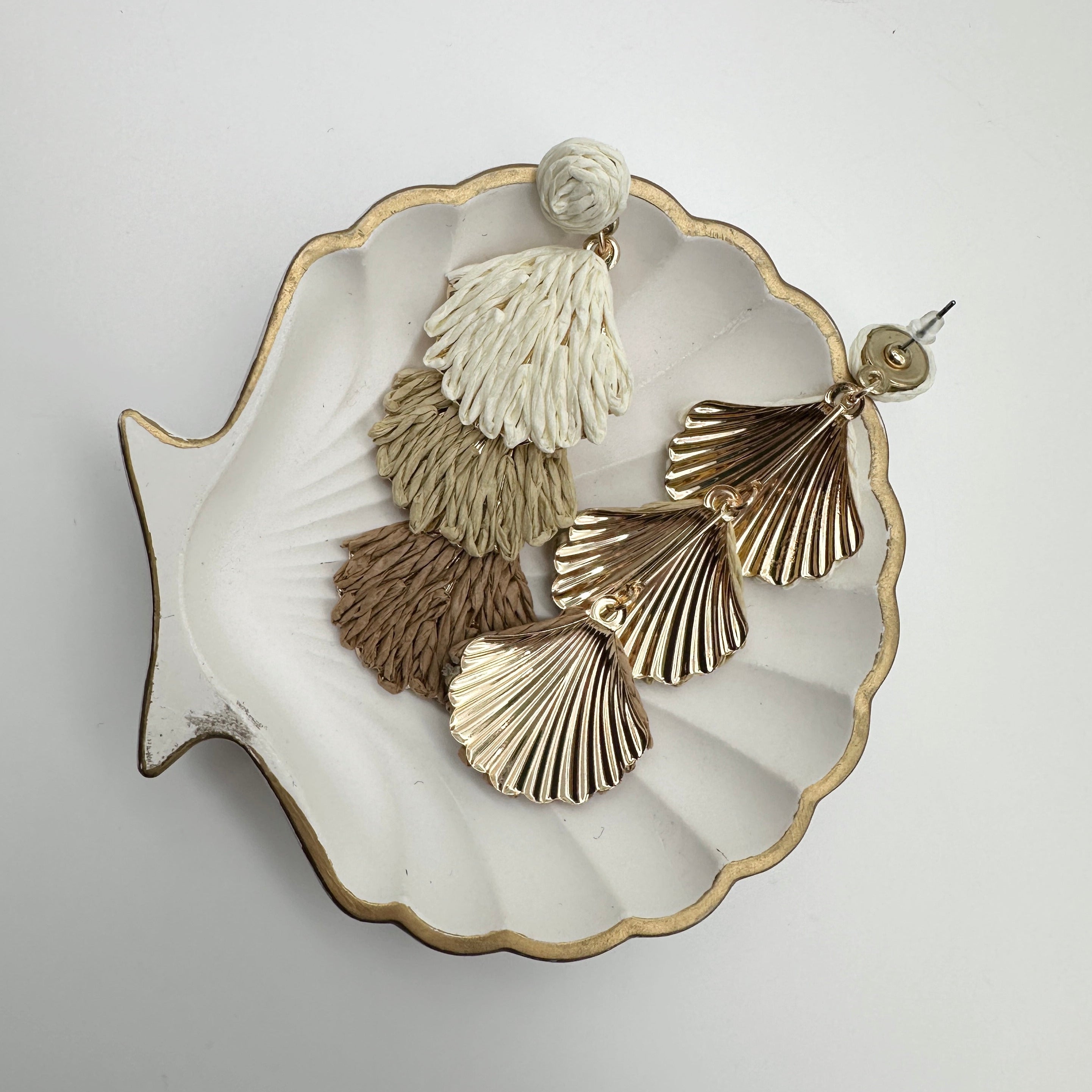 Ohrring Boho Shell