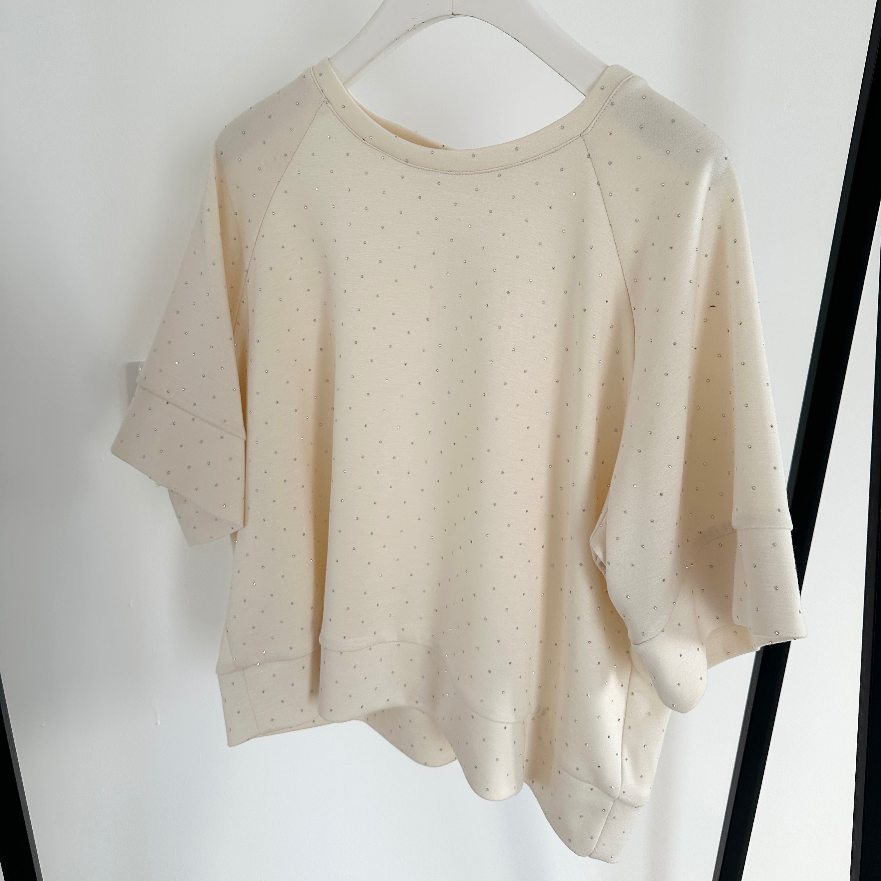 Oversize Sweater T-Shirt Strass