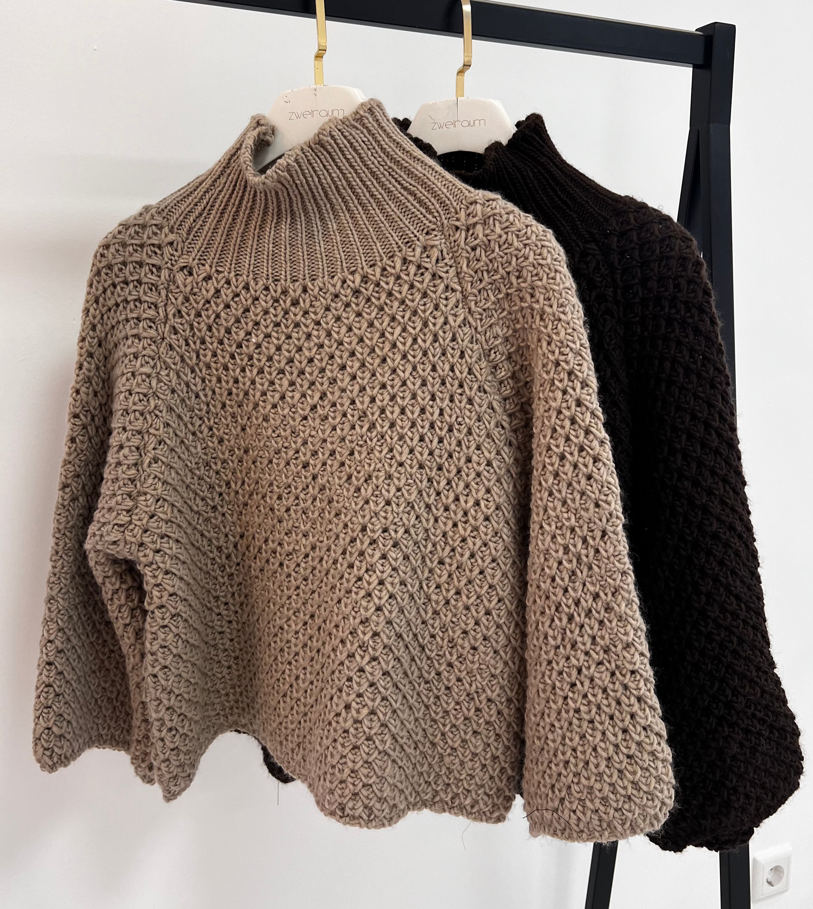 Grobstrick Pulli Pattern Turtleneck