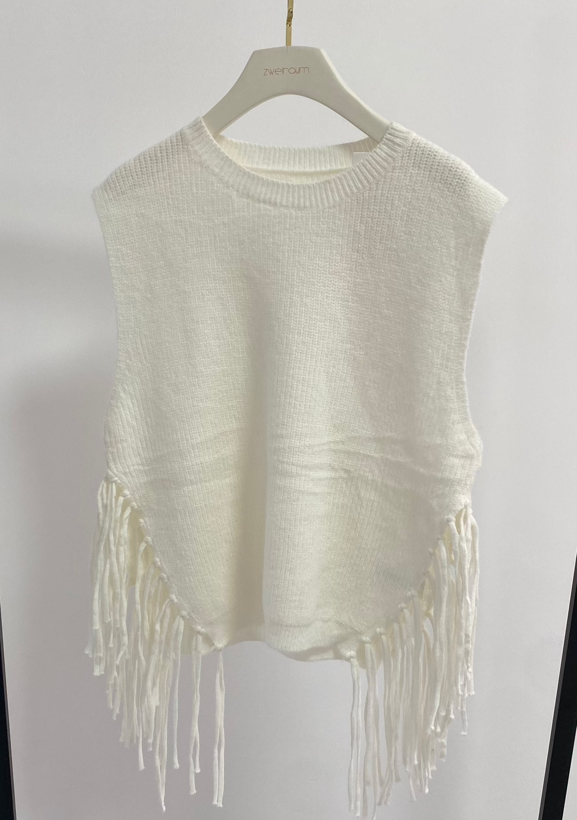 Pullunder Knit mit Fransen