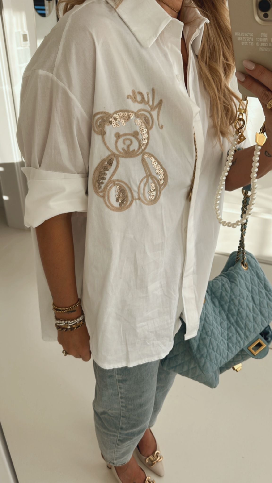 Hemd Bluse Teddy